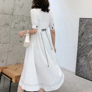 White Dress - Back Bandage